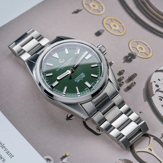 Ocean To Orbit LHOTSE Green Steel 38.5mm Bracelet