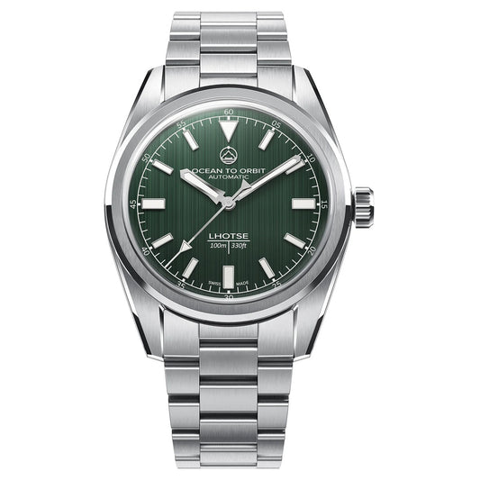 Ocean To Orbit LHOTSE Green Steel 38.5mm Bracelet