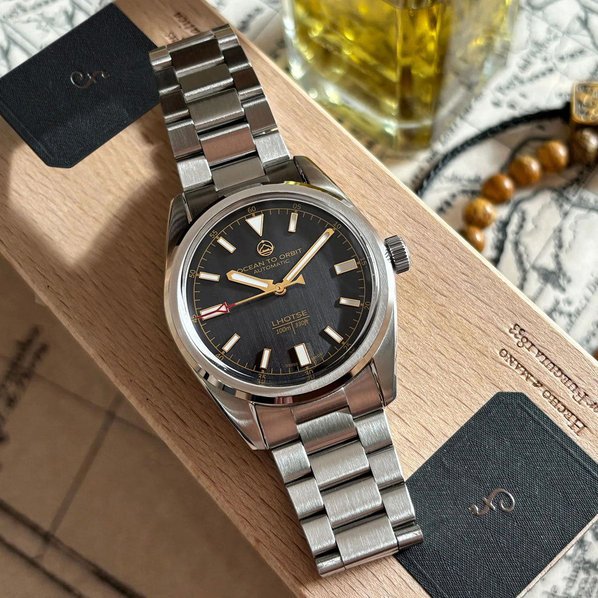 Ocean To Orbit LHOTSE Heritage Steel 38.5mm Bracelet