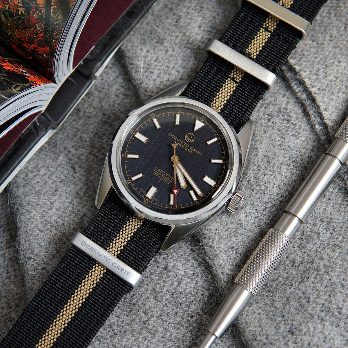 Ocean To Orbit LHOTSE Heritage Steel 38.5mm Bracelet
