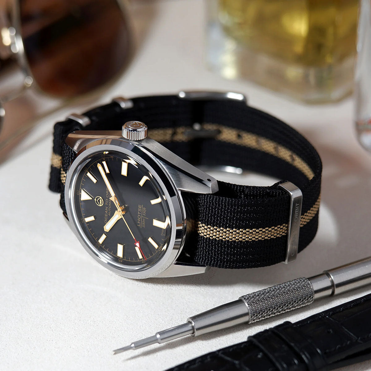 Ocean To Orbit LHOTSE Heritage Steel 38.5mm Bracelet