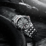 Second Hour Gin Clear Mk3 - Rhodium Dial