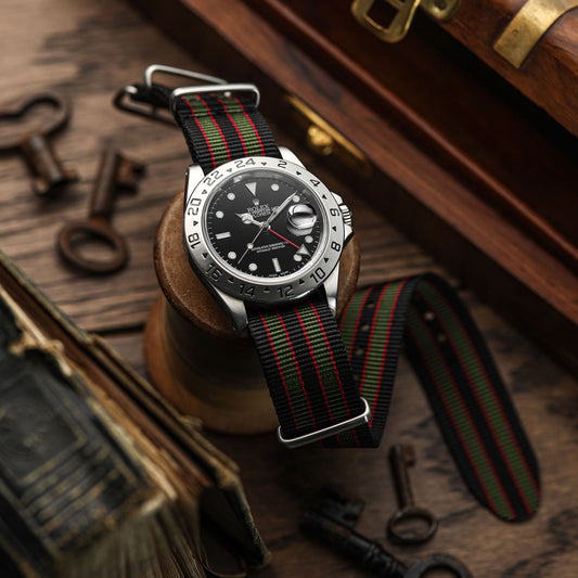 Genuine Vintage Bond Military Nylon Watch Strap - Satin