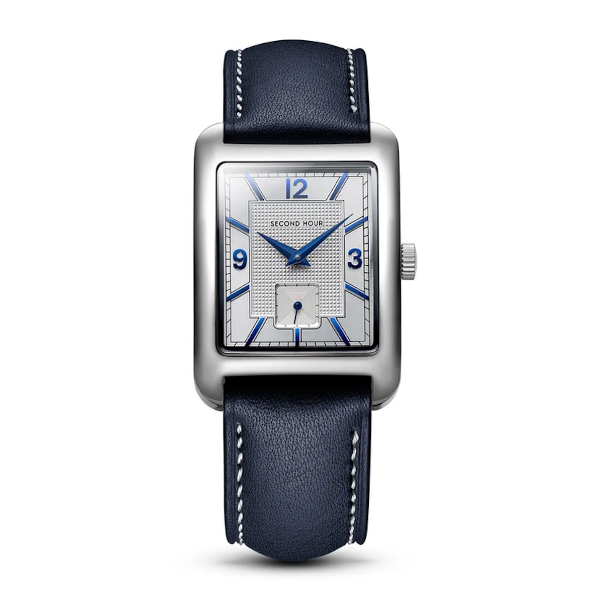 Second Hour Memoir White with Blue Strap