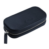 WatchGecko Dual Travel Watch Case - Navy Blue / Orange