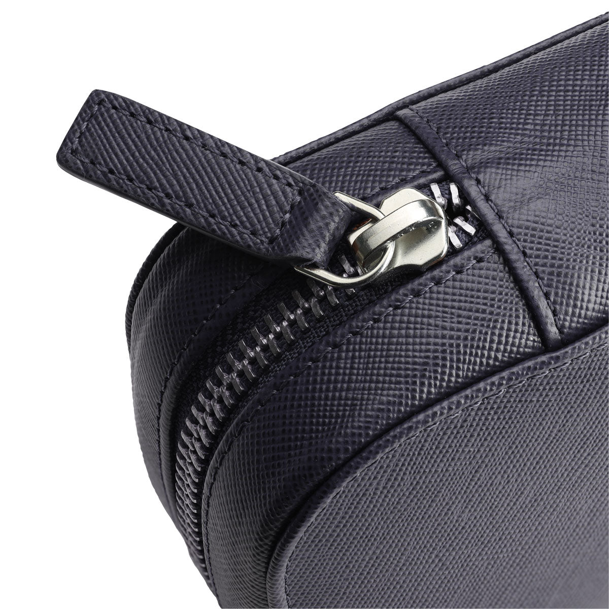 WatchGecko Dual Travel Watch Case - Navy Blue / Orange