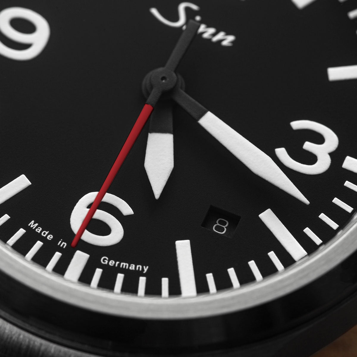 Sinn 556 A RS Automatic Sports Watch - Black Dial - Solid Bracelet