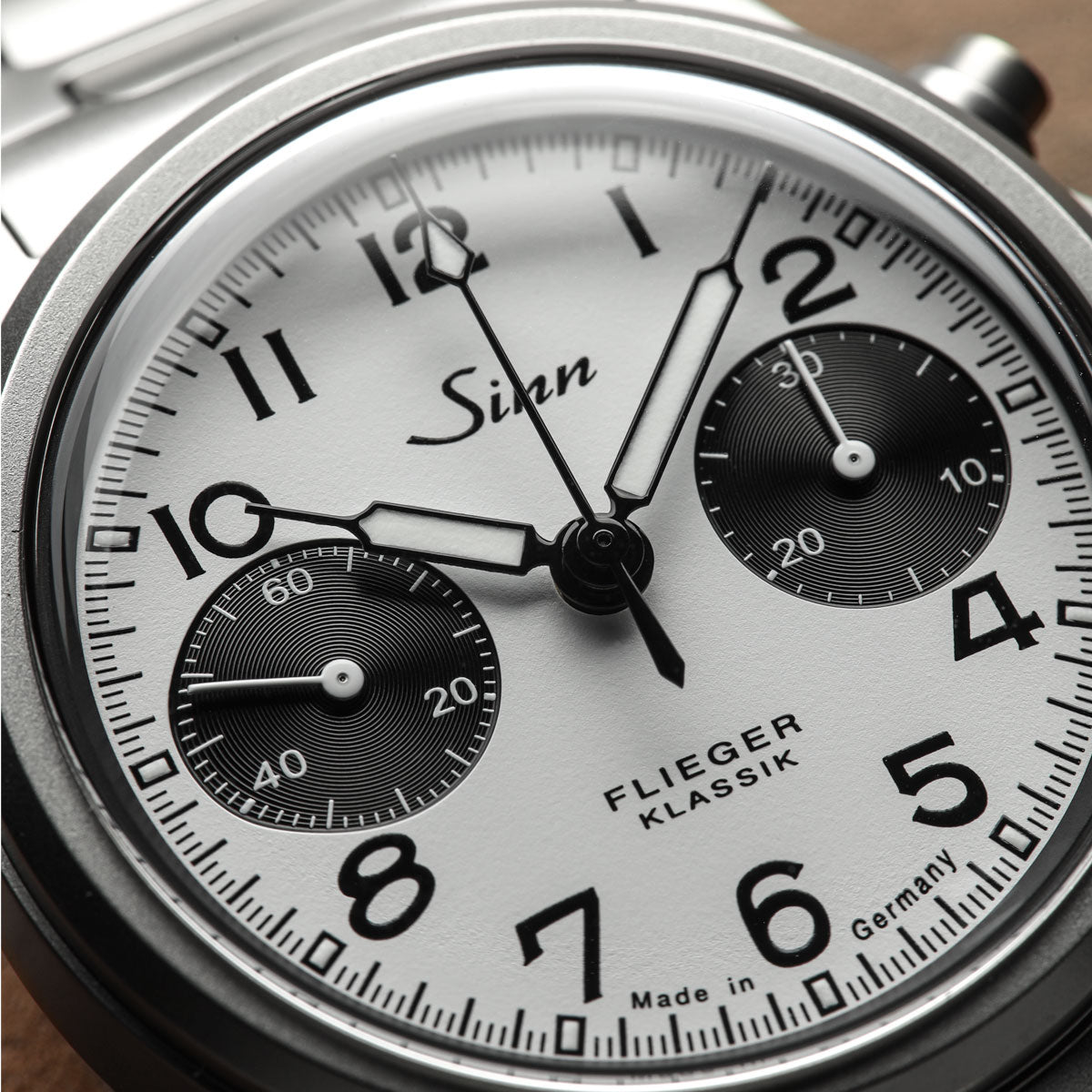 Sinn 356 PILOT Classic White - Solid Bracelet