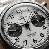 Sinn 356 PILOT Classic White - Solid Bracelet