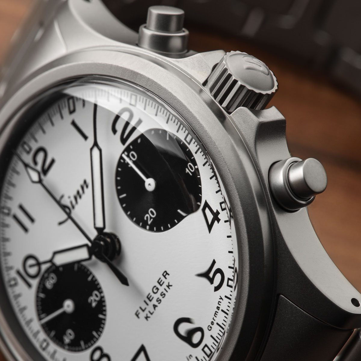 Sinn 356 PILOT Classic White - Solid Bracelet