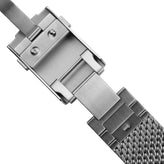 Old Stock German Thick 316L Stainless Premium Mesh Watch Bracelet - Polished