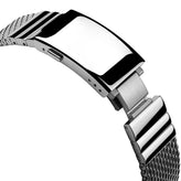 Old Stock German Thick 316L Stainless Premium Mesh Watch Bracelet - Polished