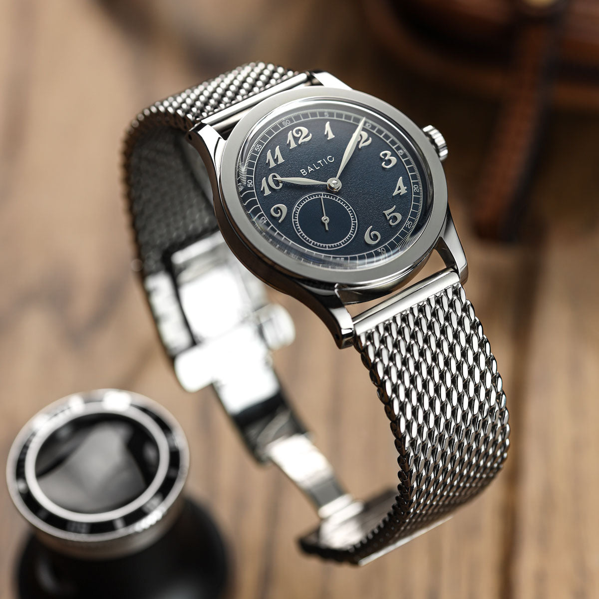 German Butterfly Mesh 316L Stainless Steel Watch Bracelet