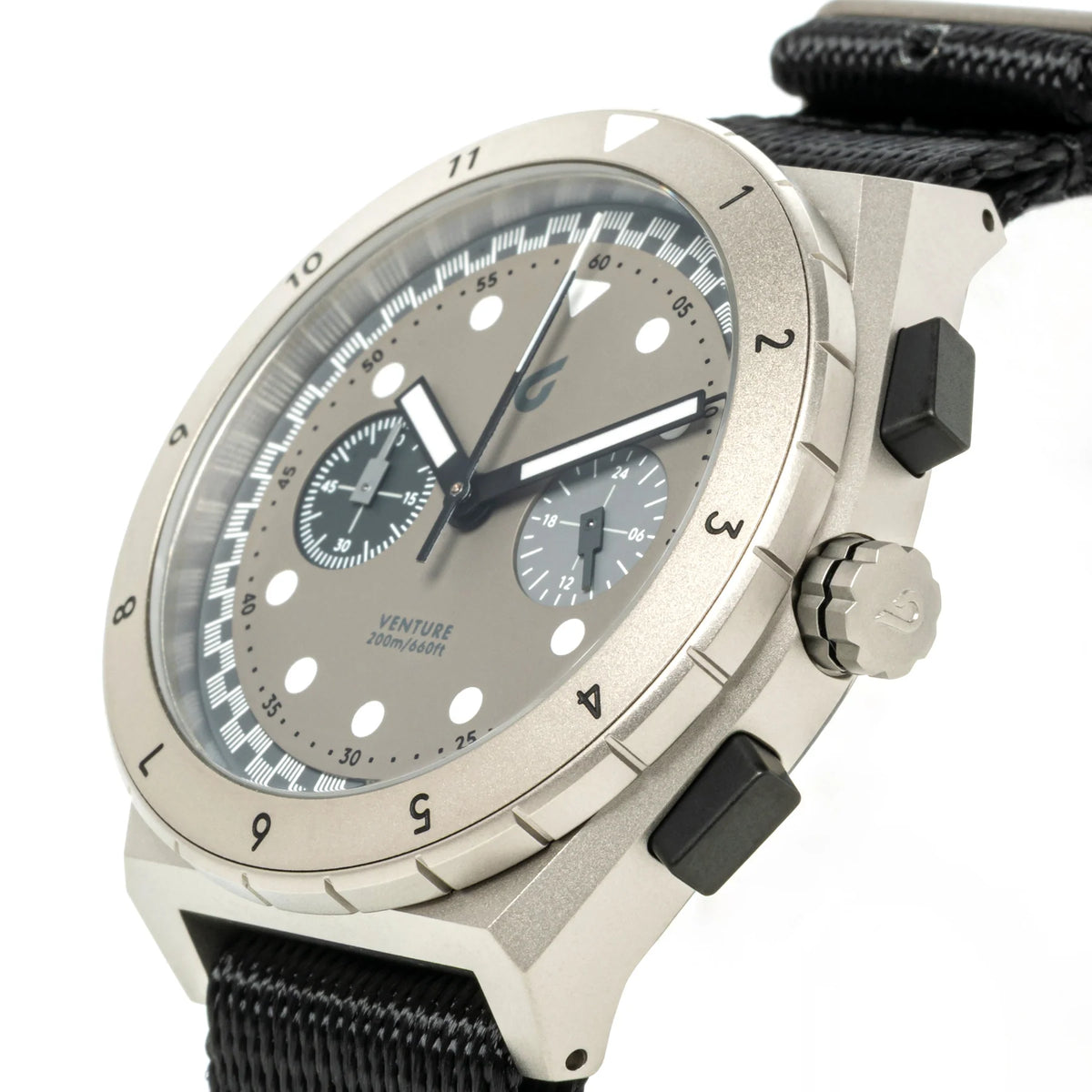 Boldr Venture Titanium Chronograph Watch Velo Mono