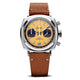 Geckota Chronotimer Chronograph Watch Yellow Racing Dial