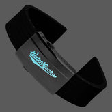 400 CTS Italian Rubber Divers Reversible Watch Strap - Black - Brushed / Polished