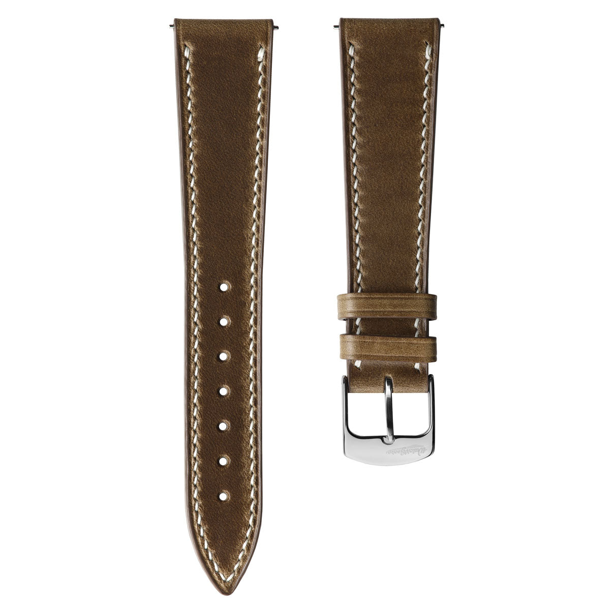 Hanley Horween Chromexcel Leather Watch Strap - Natural Brown