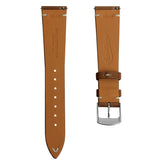 Cromford Horween Shell Cordovan Leather Watch Strap - Medium Brown