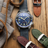 Ravello Tuscan Leather Watch Strap - Green