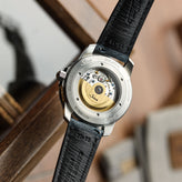 Original Highley Padded Crazy Horse Italian Leather Watch Strap - Peacock