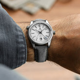 Original Highley Padded Suede Italian Leather Watch Strap - Indigo