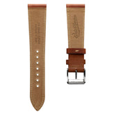 Missouri Vintage Leather Watch Strap - Saddle Brown