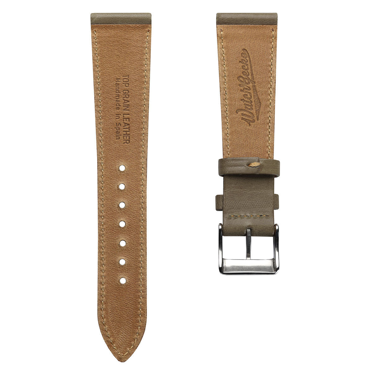Missouri Vintage Leather Watch Strap - Natural