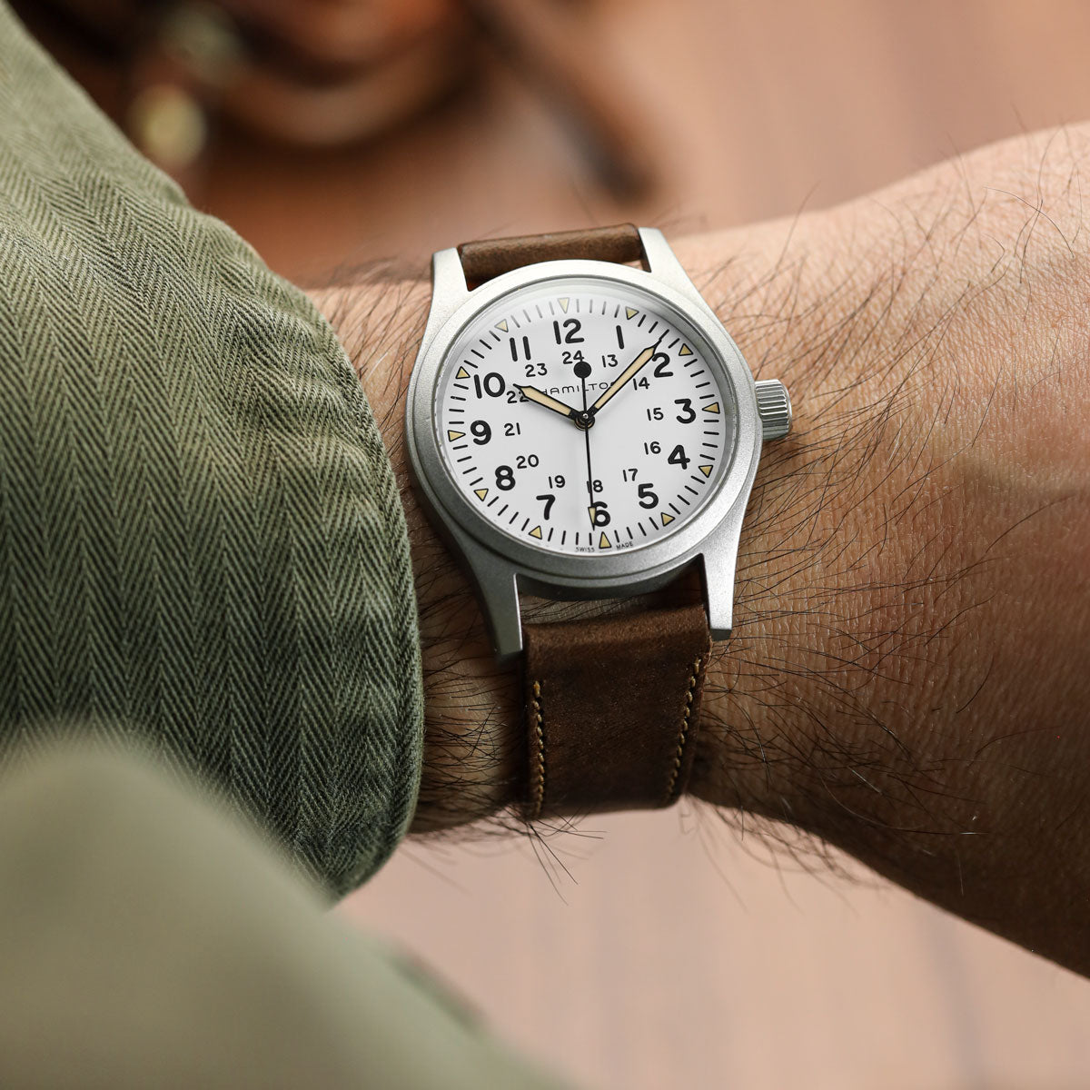 Missouri Vintage Leather Watch Strap - Espresso