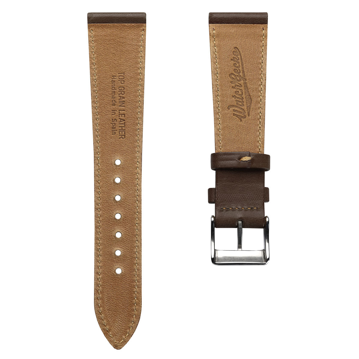 Missouri Vintage Leather Watch Strap - Espresso