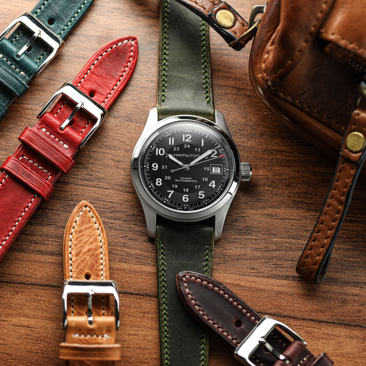 Hatherly Badalassi Caro - Olive Green/Green Stitch