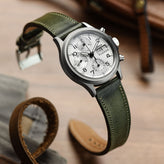 Hatherly Badalassi Caro - Olive Green/Beige Stitch