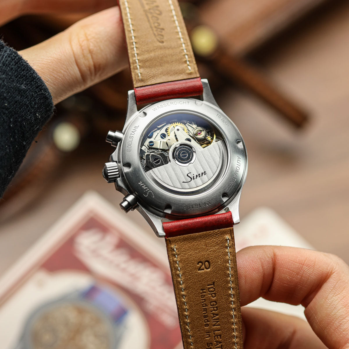 Hatherly Badalassi Caro - Papavero Red/Beige Stitch