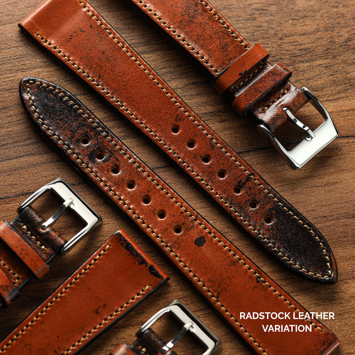 Radstock Vintage Genuine Leather Watch Strap - Vintage Original Brown
