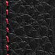 Ashdown Togo Leather Racing Watch Strap - Black / Red