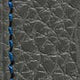 Ashdown Togo Leather Racing Watch Strap - Grey / Blue