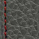 Ashdown Togo Leather Racing Watch Strap - Grey / Red
