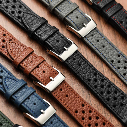 Ashdown Togo Leather Racing Watch Strap Range