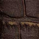 Vintage Carolina Gator Print Genuine Leather Watch Strap - Brown