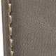 Whitby Padded Genuine Leather Watch Strap - Pastel Dark Grey