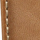 Whitby Padded Genuine Leather Watch Strap - Pastel Light Brown