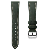 Brixham Special Buckle Crazy Horse Leather Watch Strap - Vintage Green