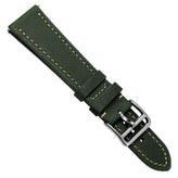 Brixham Special Buckle Crazy Horse Leather Watch Strap - Vintage Green