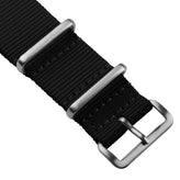 WatchGecko Standard Issue Military Strap - Tactical Black