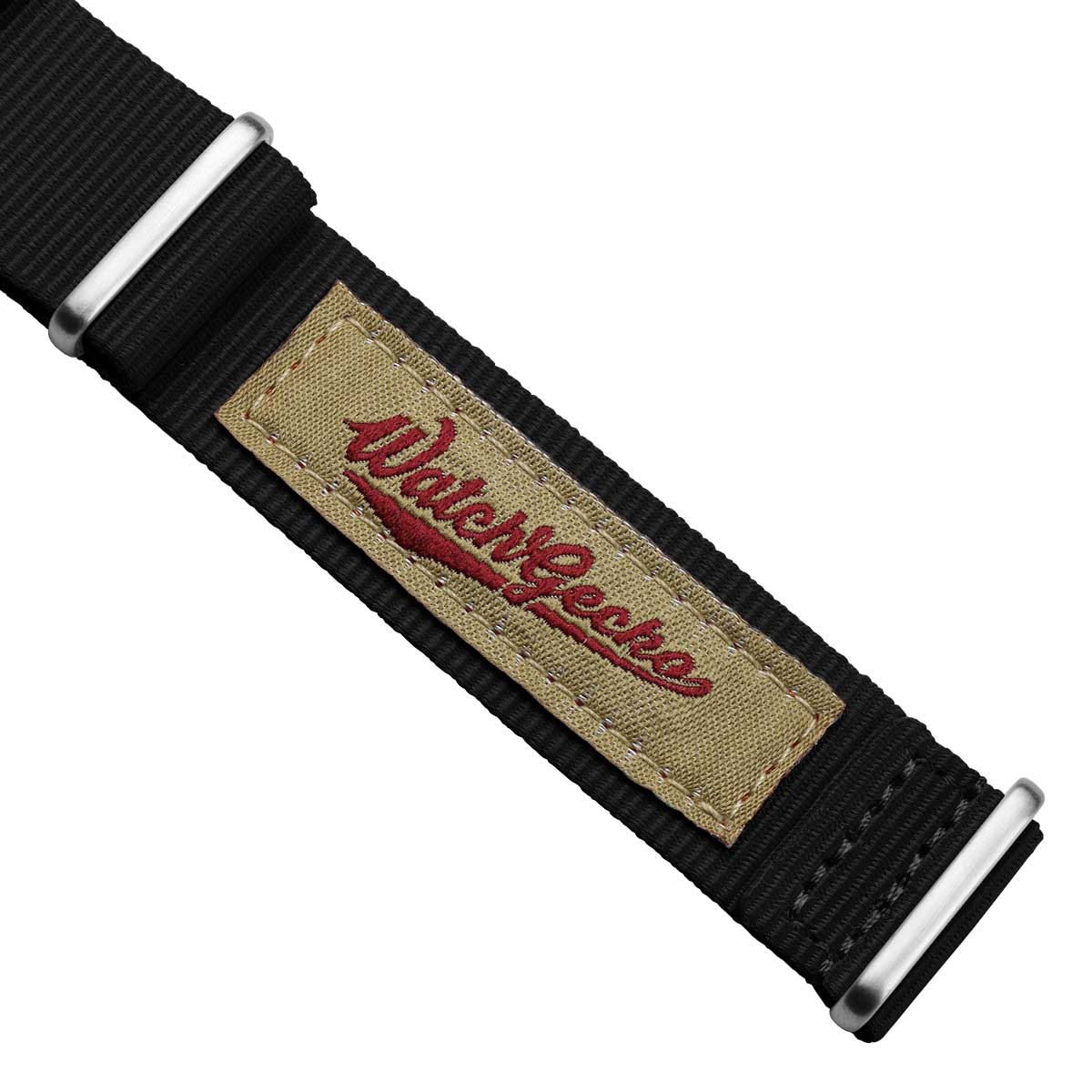 WatchGecko Standard Issue Military Strap - Tactical Black