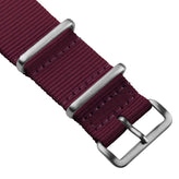 WatchGecko Standard Issue Military Strap - Service Red