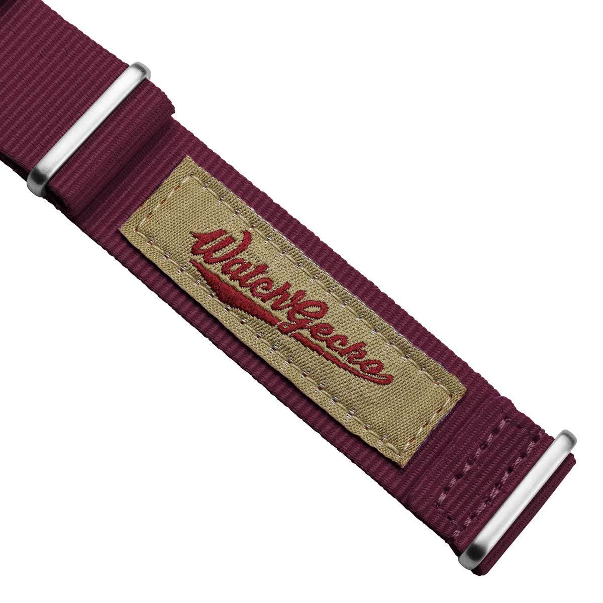 WatchGecko Standard Issue Military Strap - Service Red