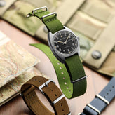 WatchGecko Standard Issue Military Strap - Olive Drab