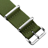 WatchGecko Standard Issue Military Strap - Olive Drab