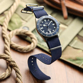 WatchGecko Standard Issue Military Strap - Fleet Navy