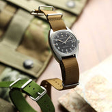 WatchGecko Standard Issue Military Strap - Grarrison Brown